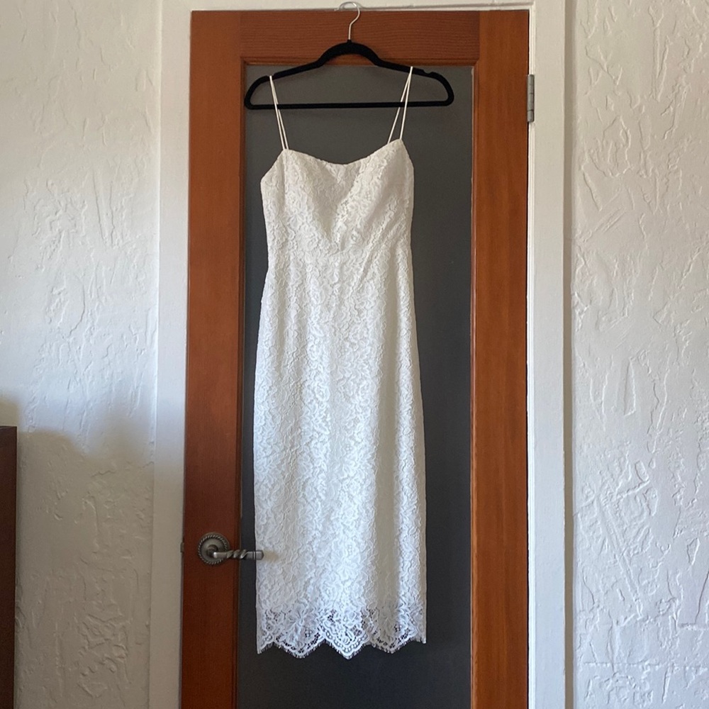 Jenny Yoo Harley Dress in Ivory size 0 - WORN ONCE.